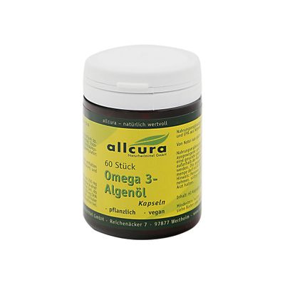 allcura Omega 3 Algenöl 60 St Shop Apotheke