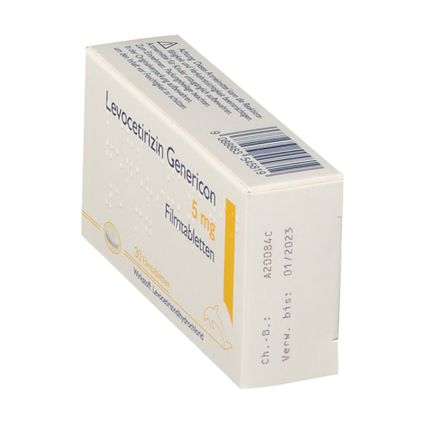 Levocetirizin Genericon 5 Mg 30 St Shop Apotheke