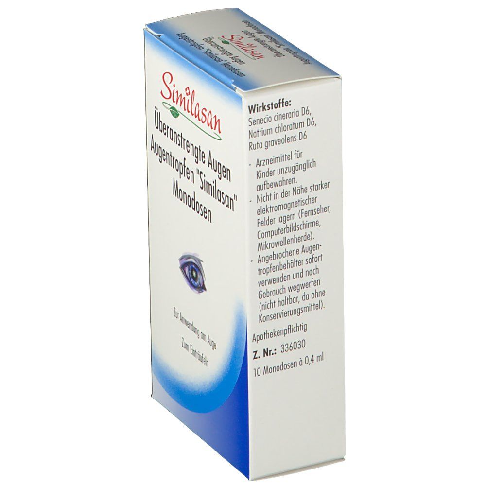 Similasan Beranstrengte Augen Augentropfen Monodosen St Shop Apotheke