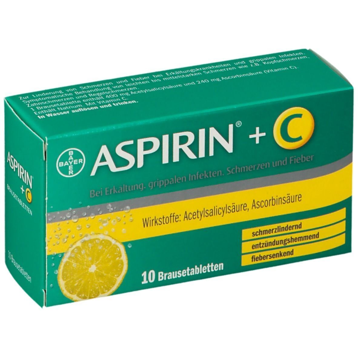 Aspirin C Brausetabletten 2x10 St Shop Apotheke