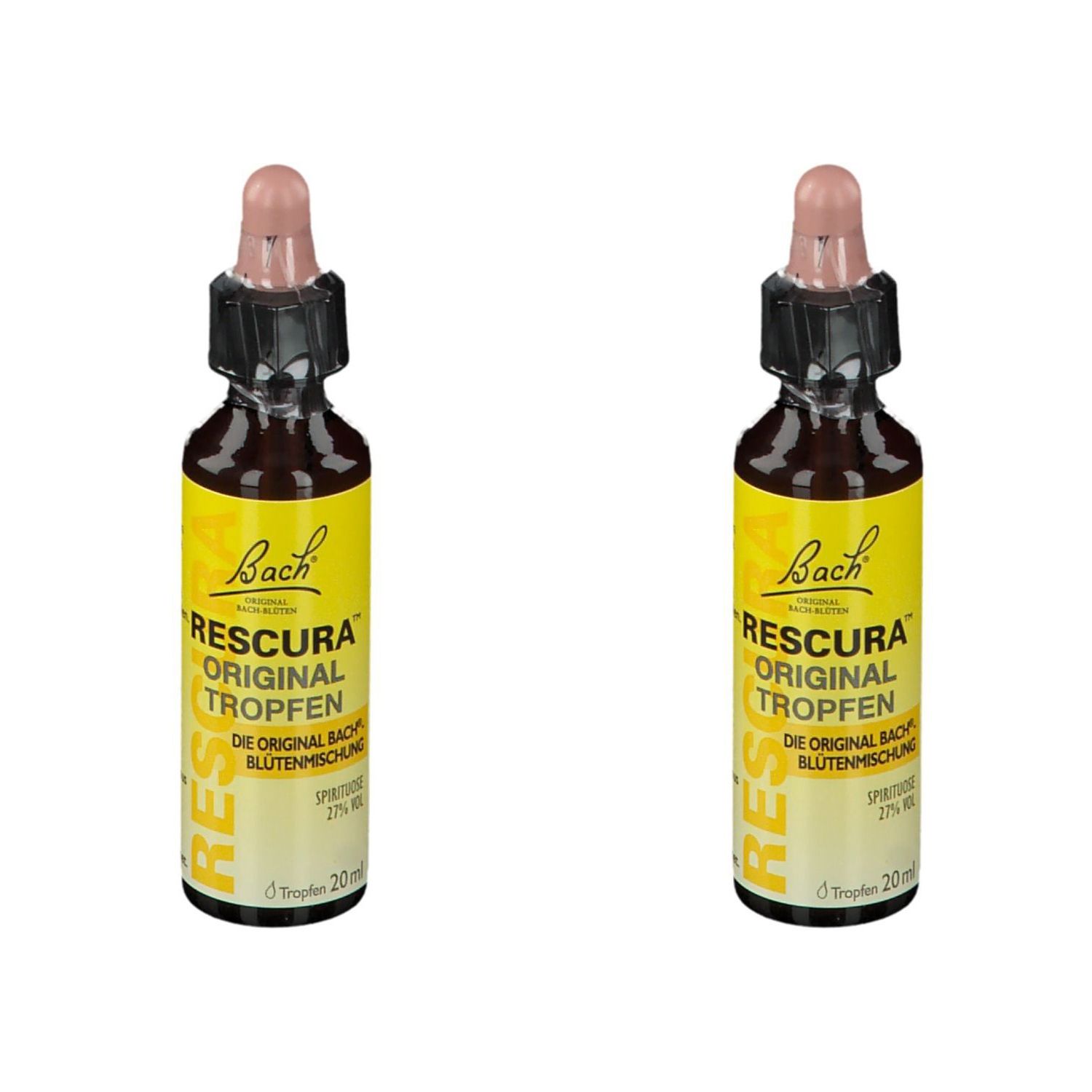 Bach RESCURA Original Tropfen Alkohol 2x20 Ml Shop Apotheke