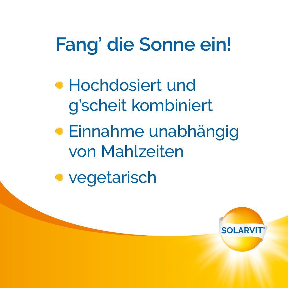 Solarvit Immun forte Tabletten hochdosiertes Vitamin D3 4000 IE fürs