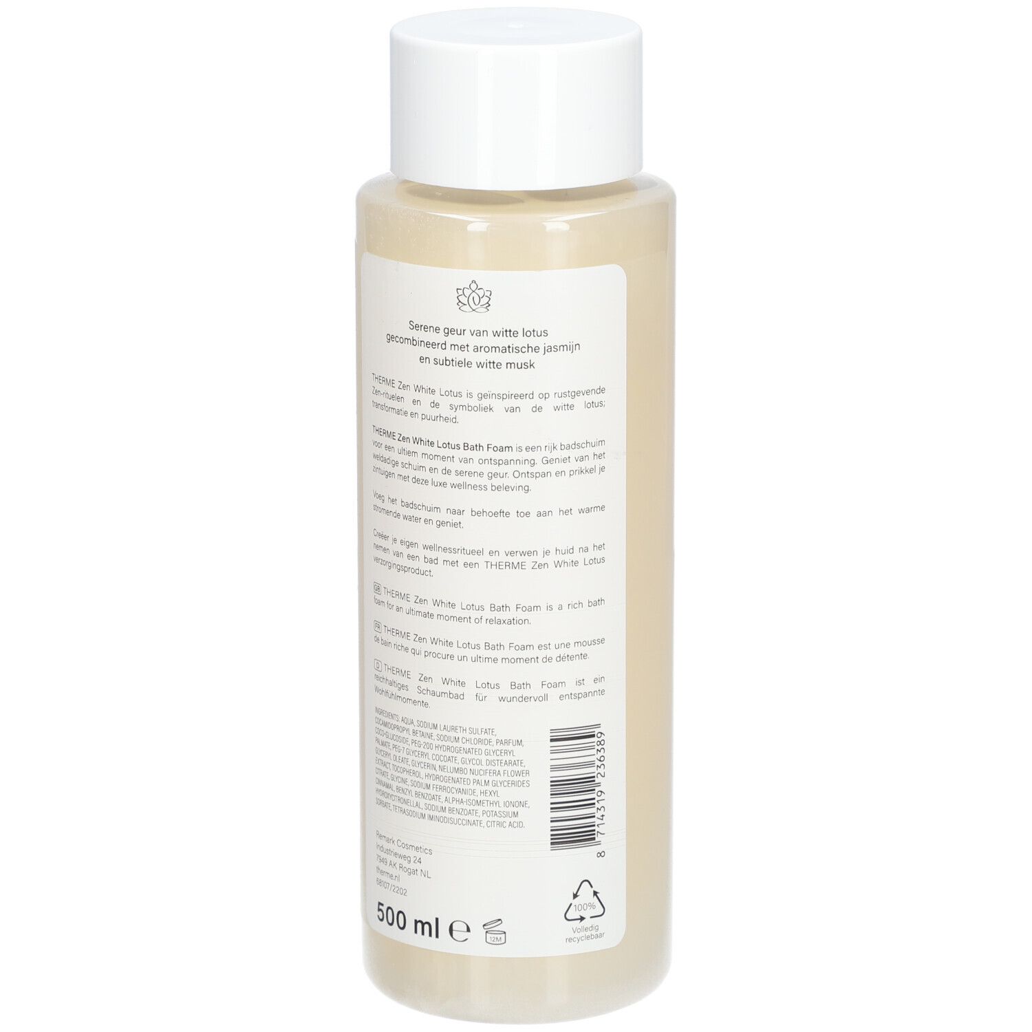 THERME Zen White Lotus Schaumbad 500 Ml Shop Apotheke