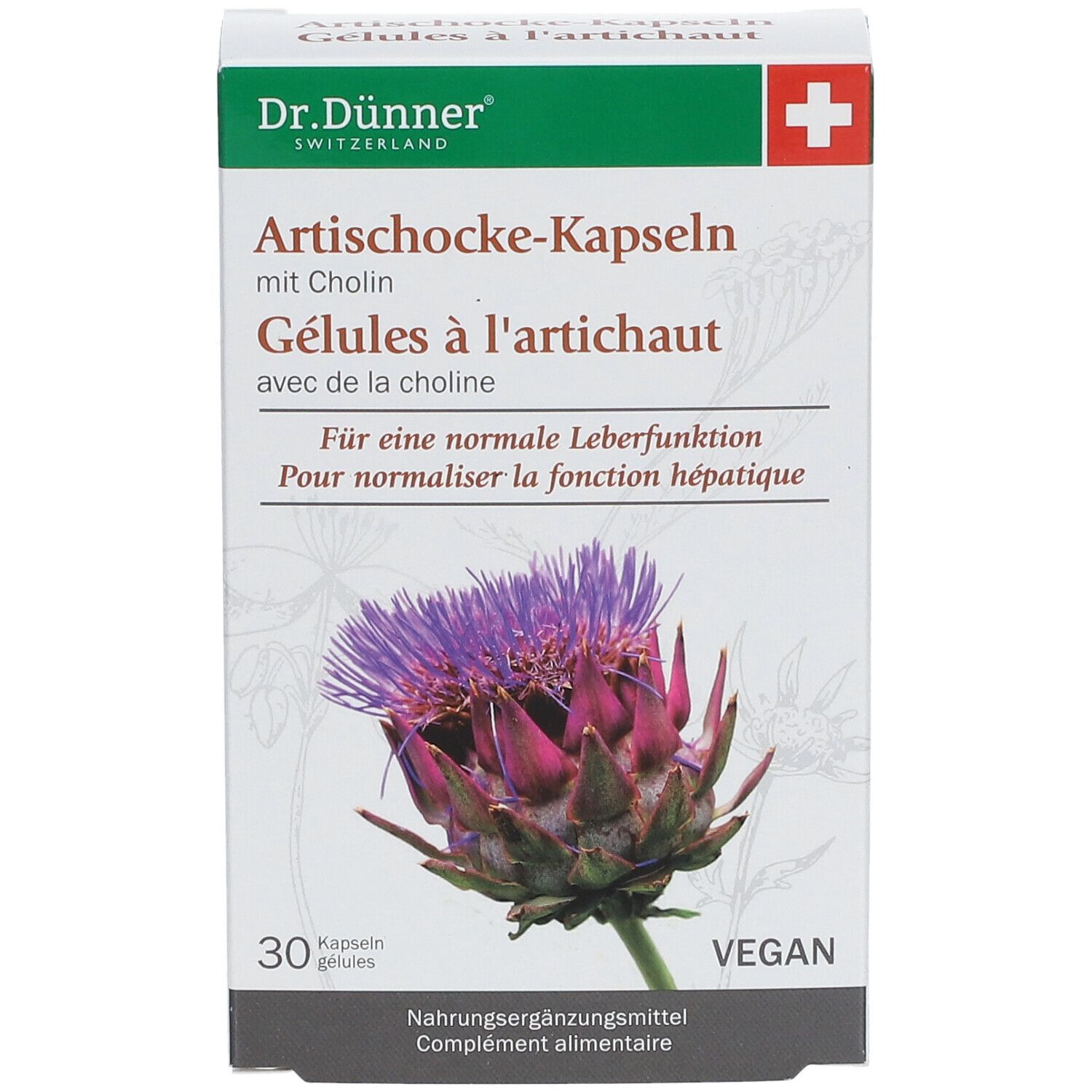 DR DÜNNER Artischocke Kapseln 30 St Shop Apotheke