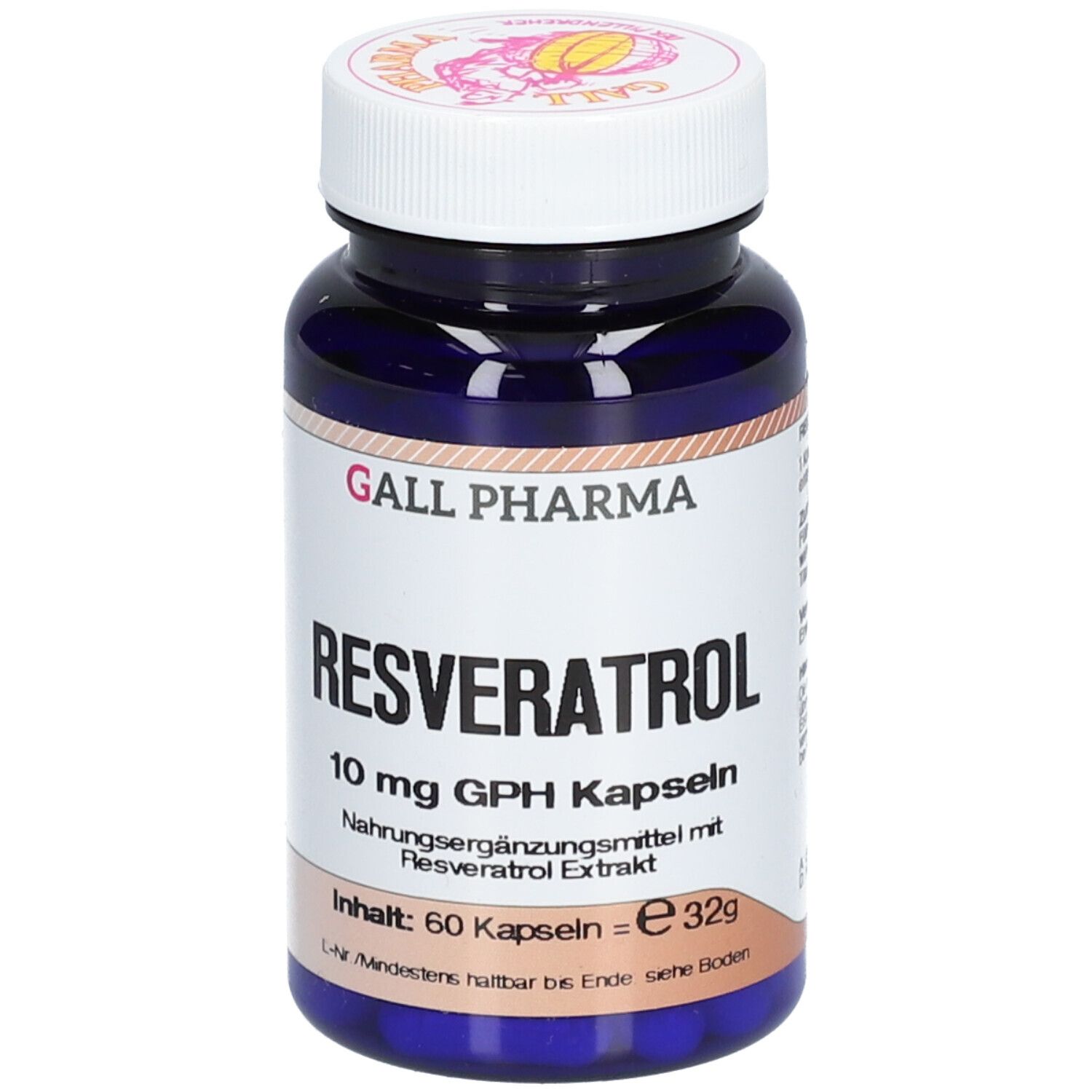 GALL PHARMA Resveratrol 10 Mg GPH Kapseln 60 St Shop Apotheke