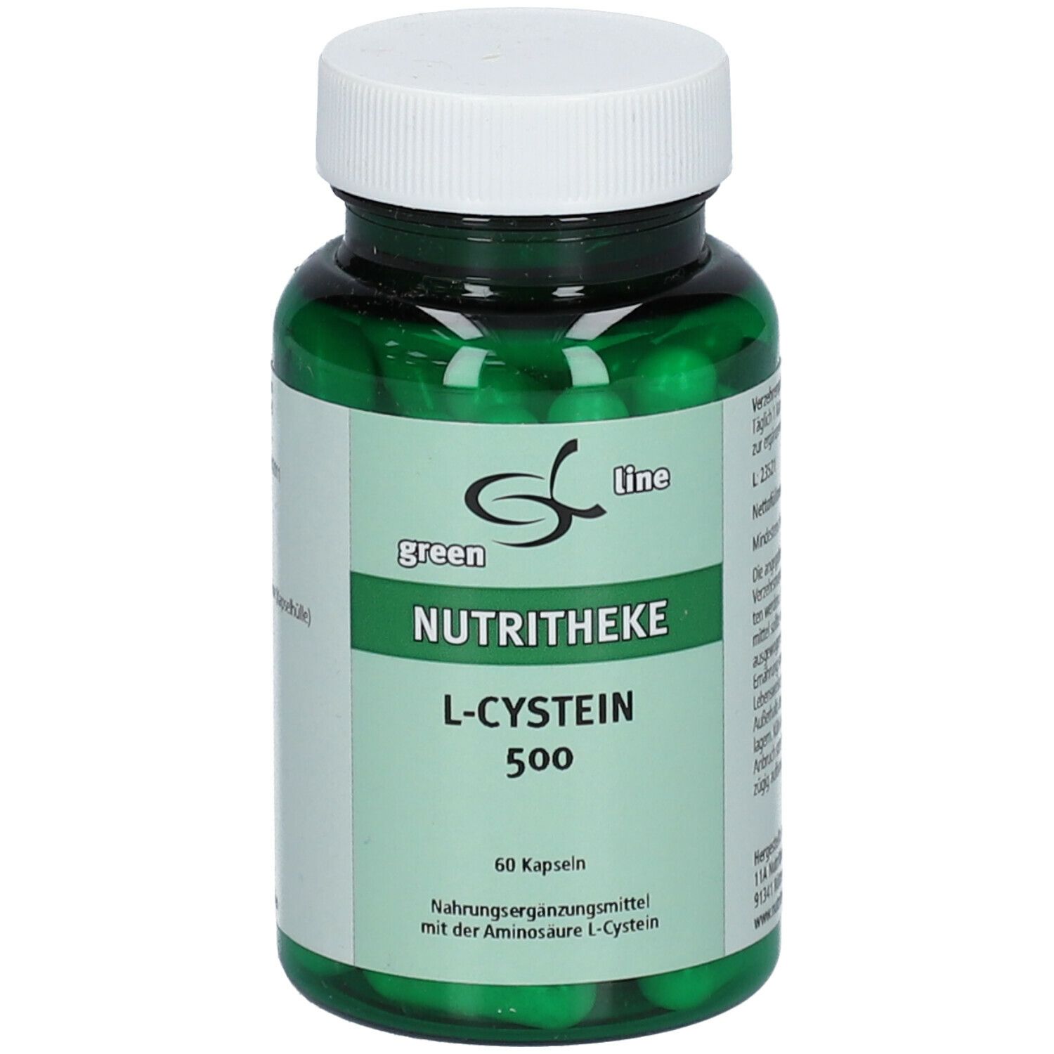 Green Line NUTRITHEKE L Cystein 500 60 St Shop Apotheke