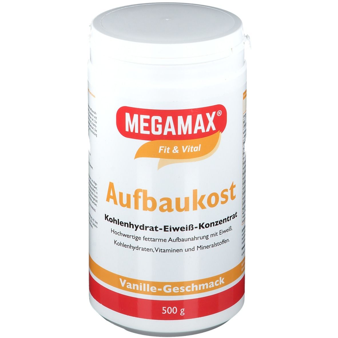 Megamax Fit Vital Aufbaukost Kohlenhydrat Eiwei Konzentrat Vanille