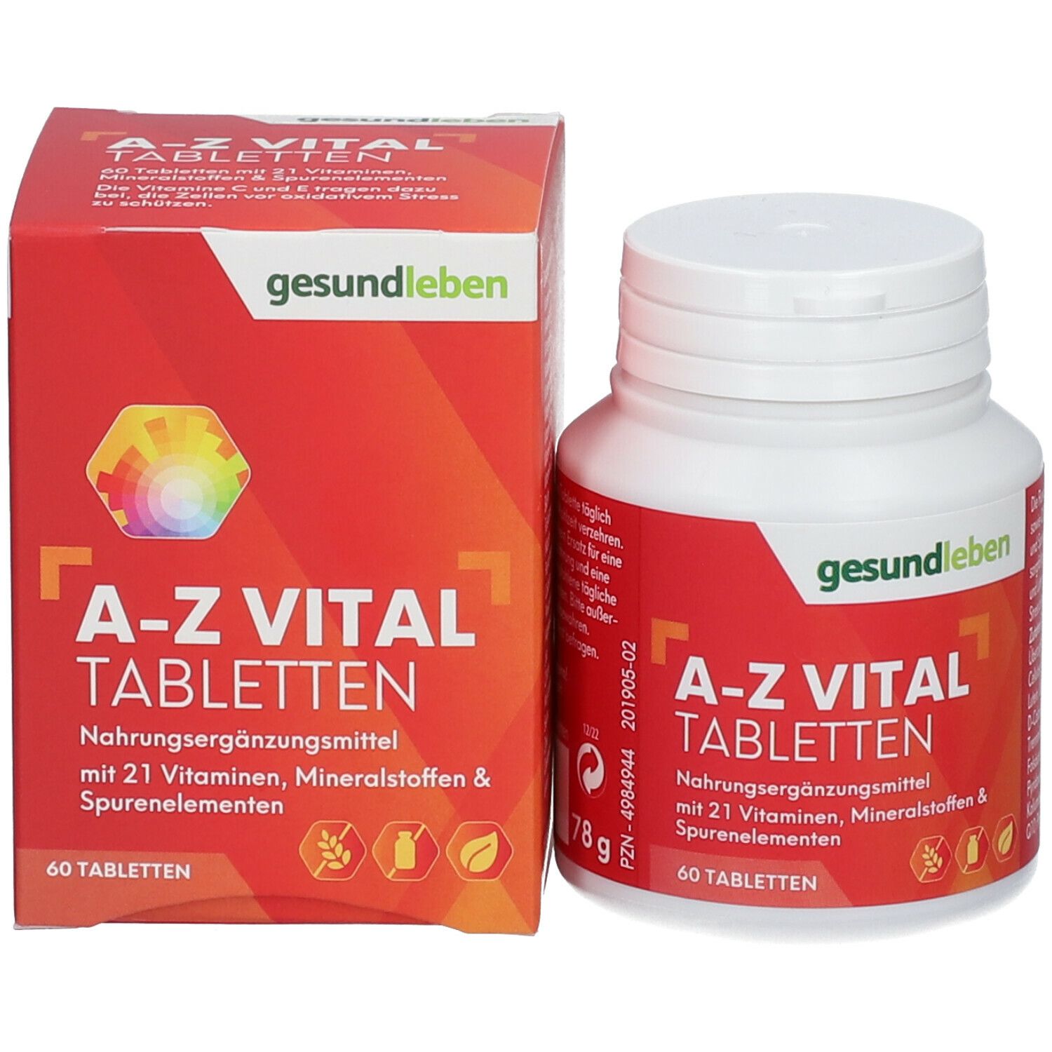 Gesund Leben A Z Vital Tabletten 60 St Shop Apotheke