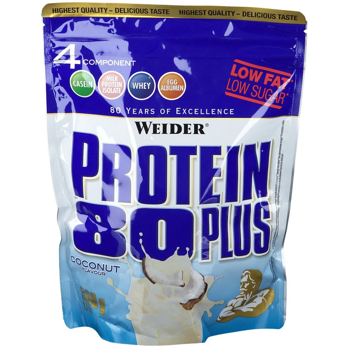 Weider Protein 80 Plus Kokosnuss Pulver 500 G Shop Apotheke