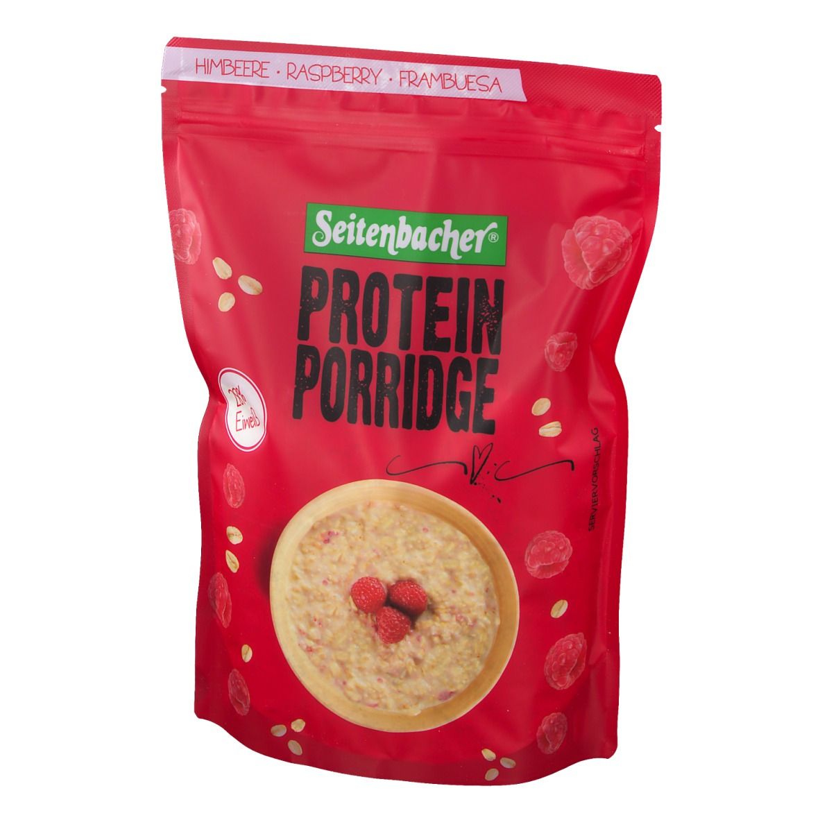 Seitenbacher Protein Porridge Himbeer 500 G Shop Apotheke