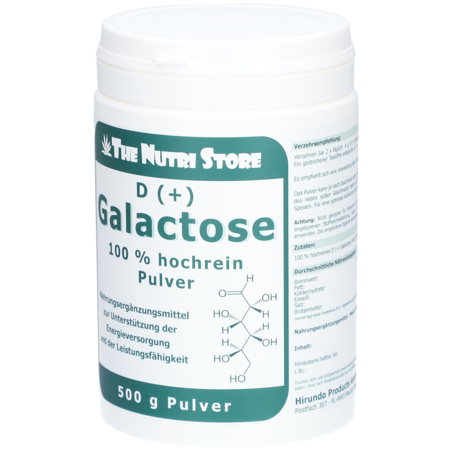 D Galactose 100 Reines Pulver 500 G Shop Apotheke