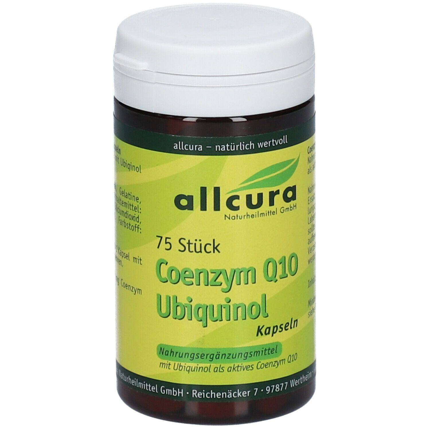 Allcura Coenzym Q 10 Ubiquinol 100 Mg 75 St Shop Apotheke