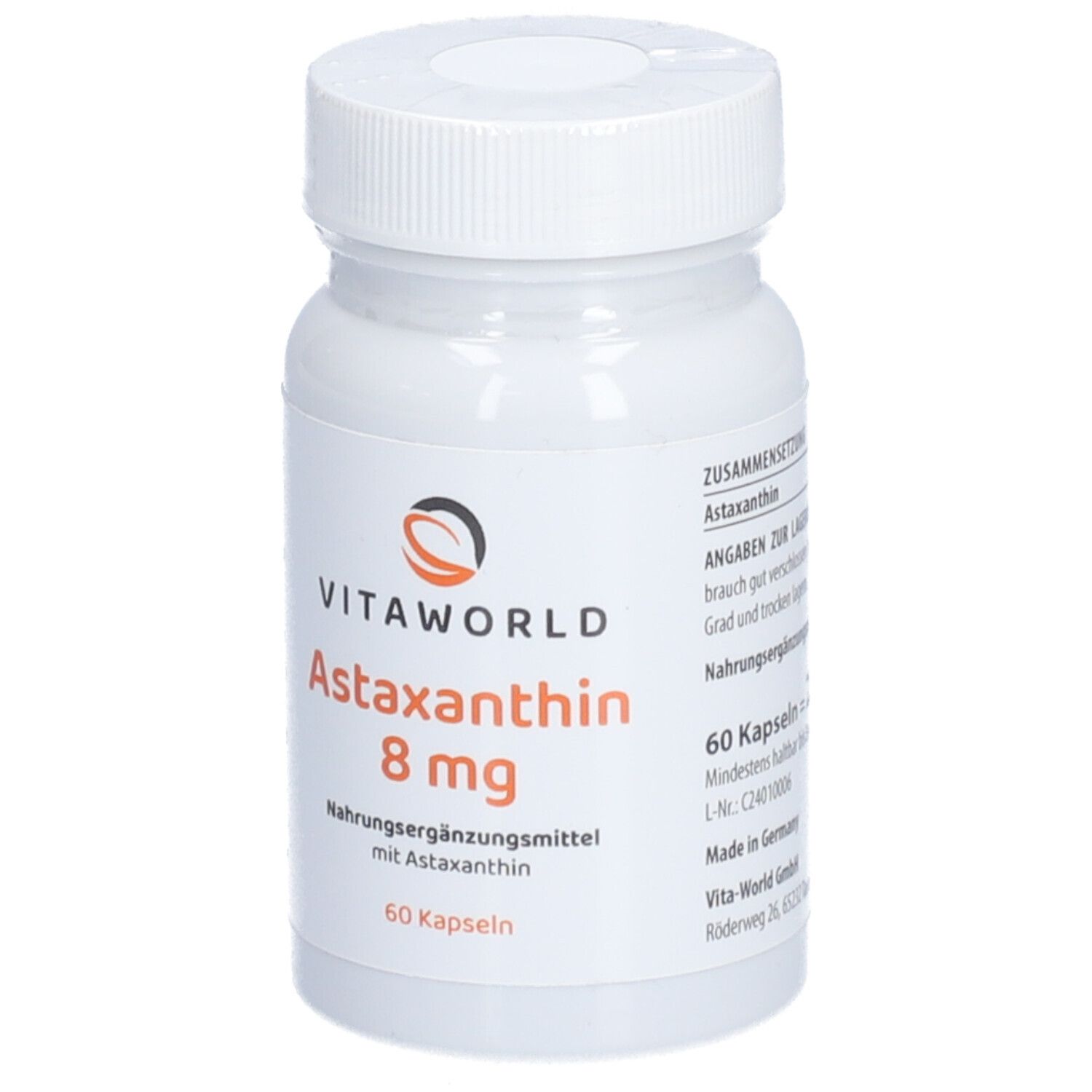 Astaxanthin 8 Mg 60 St Shop Apotheke