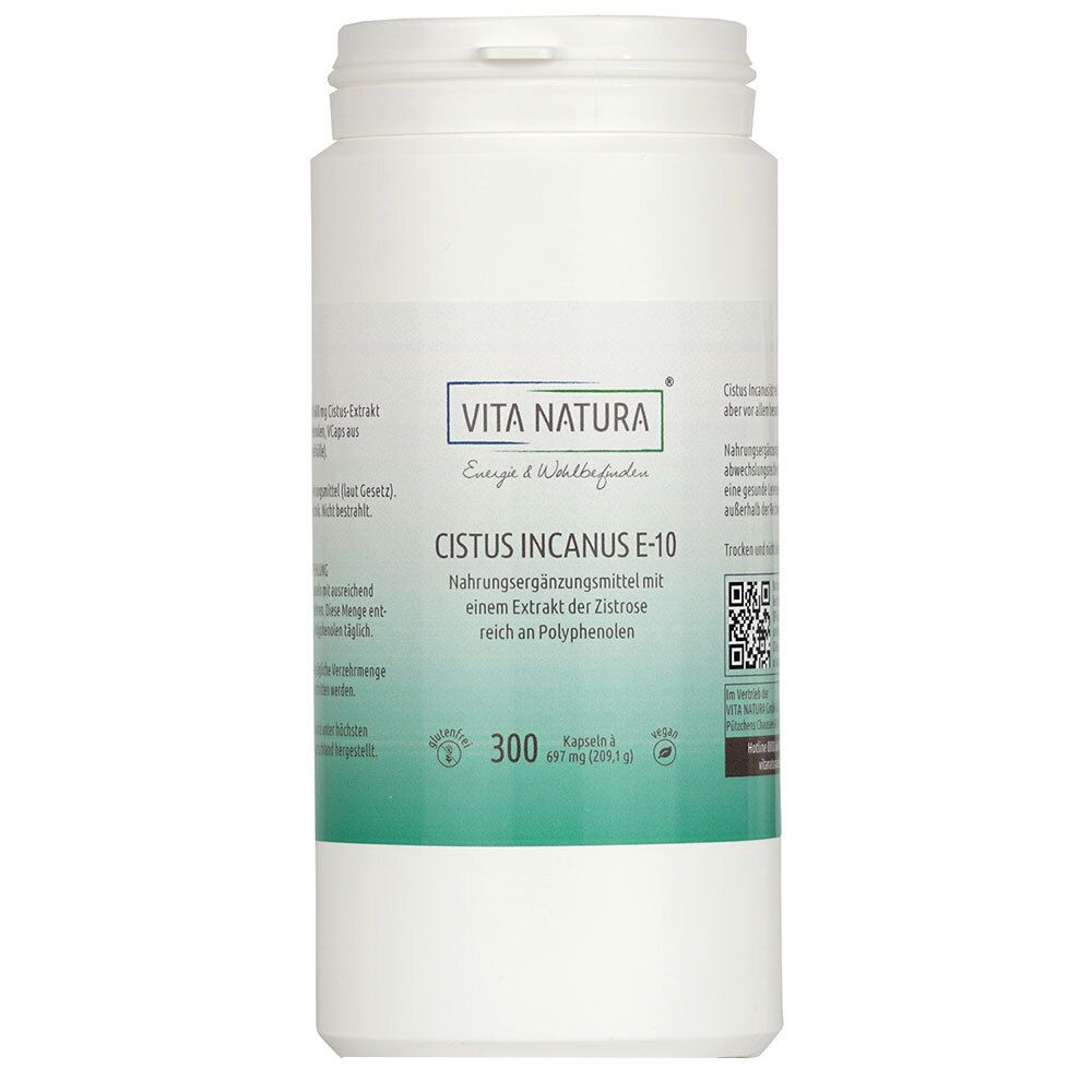 Vita Natura Cistus Incanus Extrakt 600 Mg 120 St Shop Apotheke