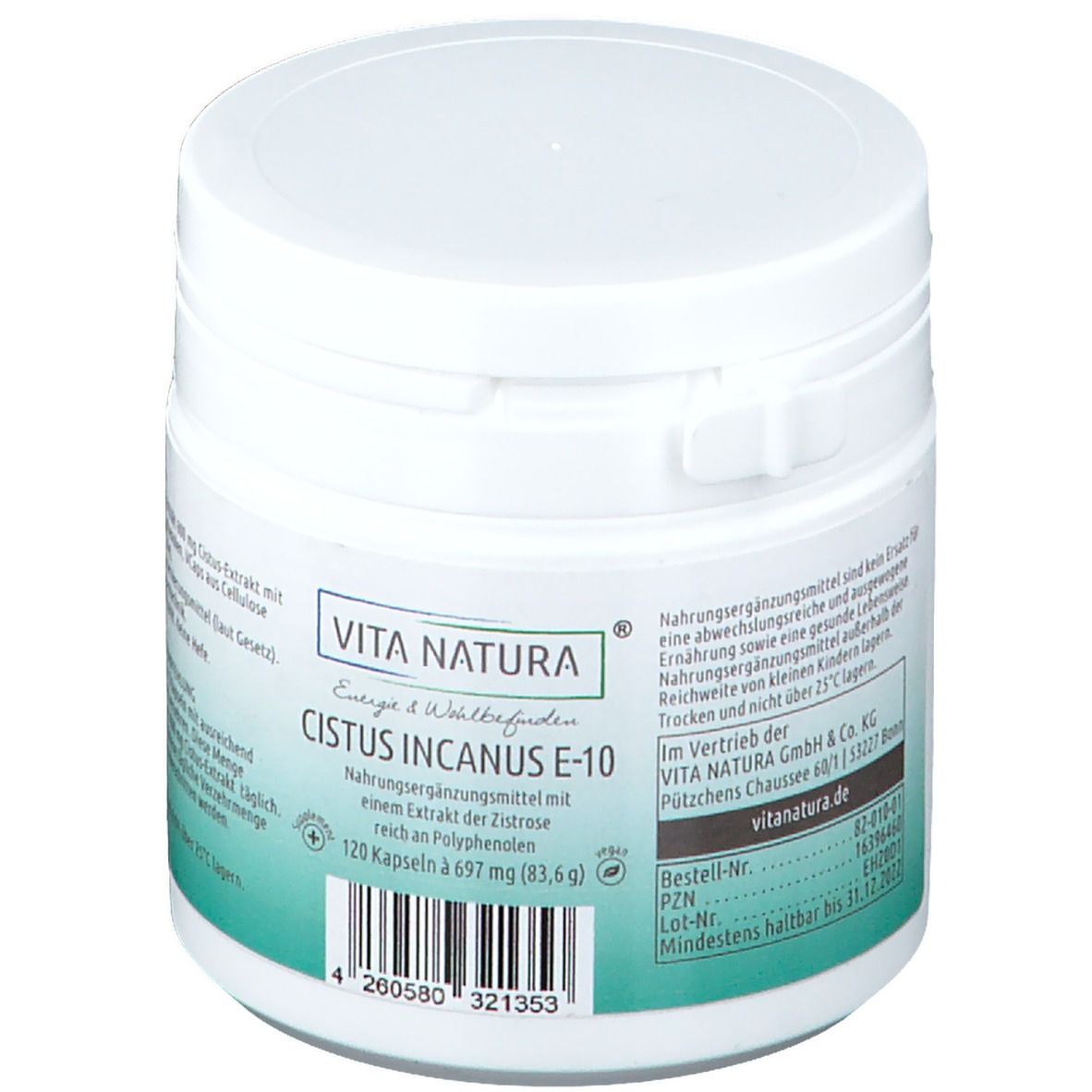 Vita Natura Cistus Incanus Extrakt Mg St Shop Apotheke