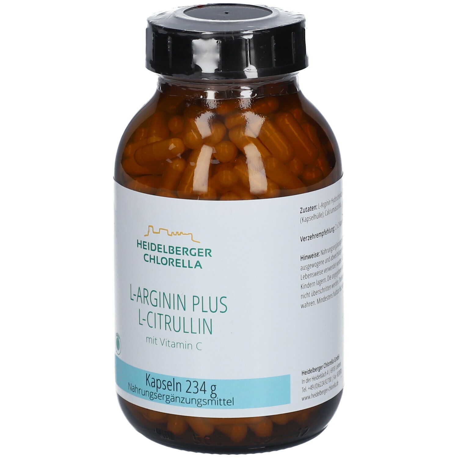 Heidelberger Chlorella L Arginin Plus L Citrullin Mit Vitamin C G