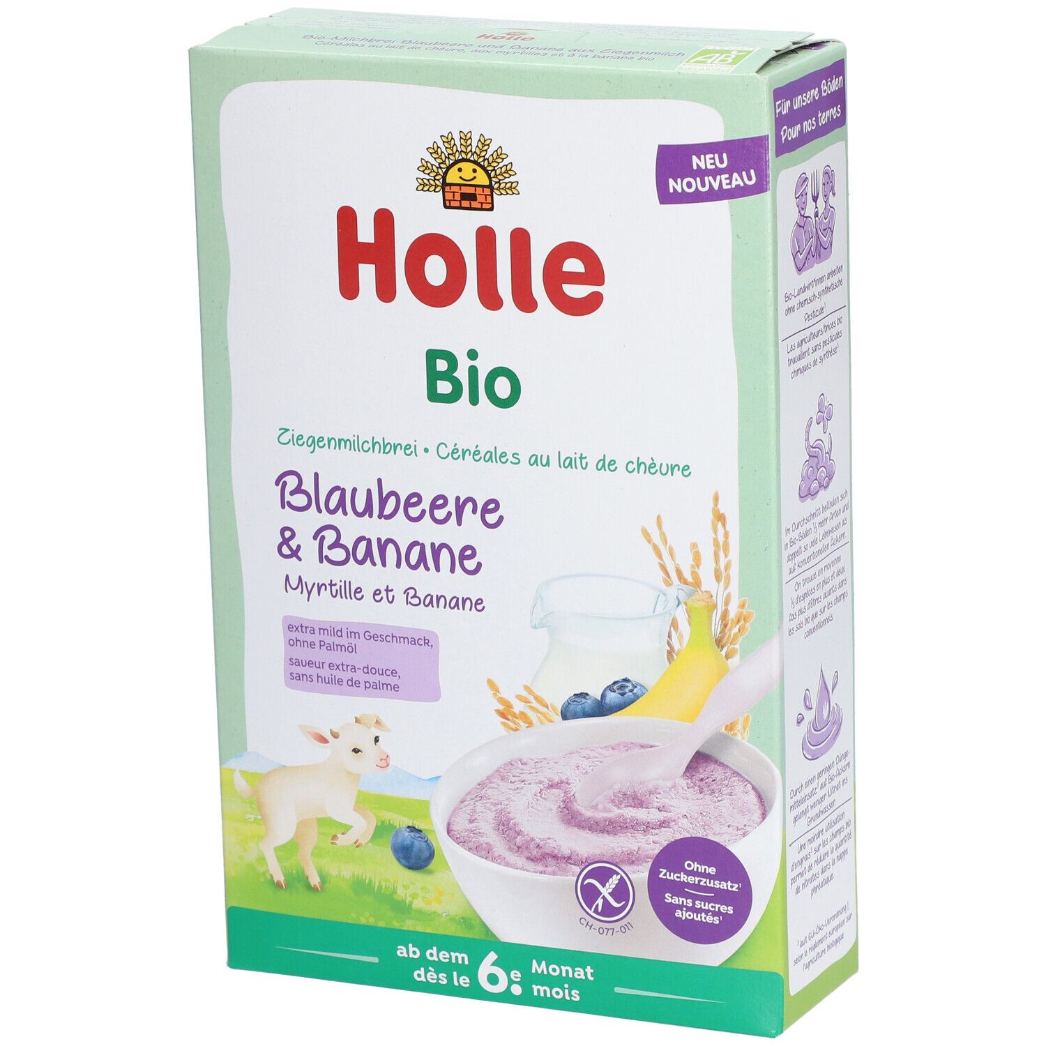 Holle Bio Milchbrei Blaubeere Banane 200 G Shop Apotheke