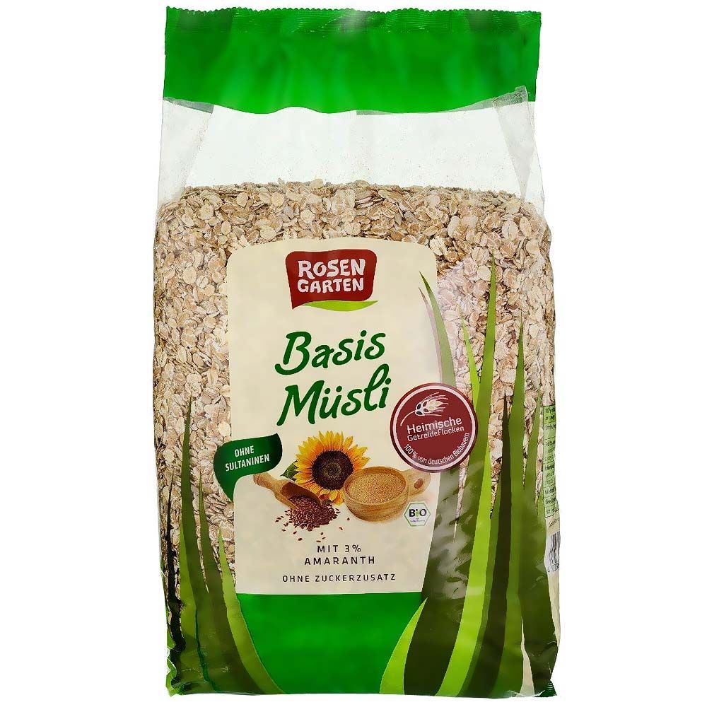 Rosengarten Bio Müsli Basis mit Amaranth 2 kg Shop Apotheke