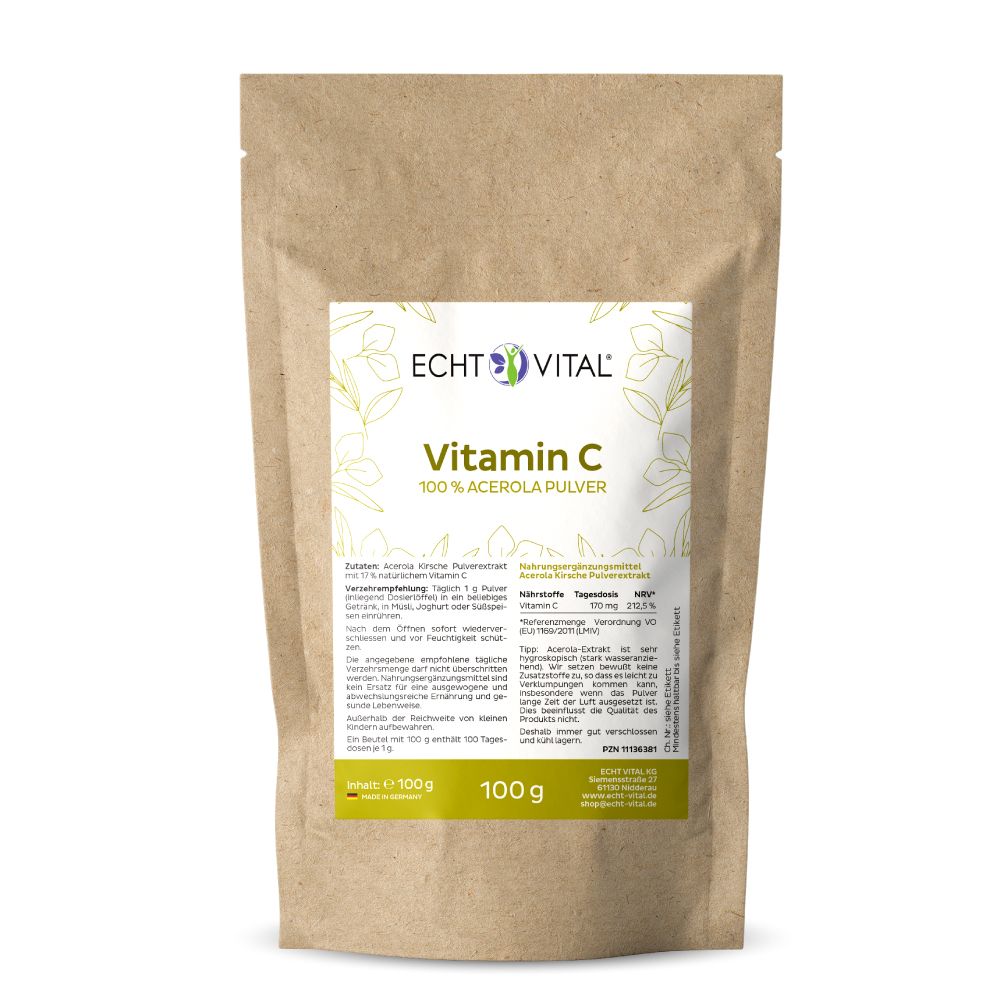 Echt Vital Vitamin C Pulver 100 G Shop Apotheke