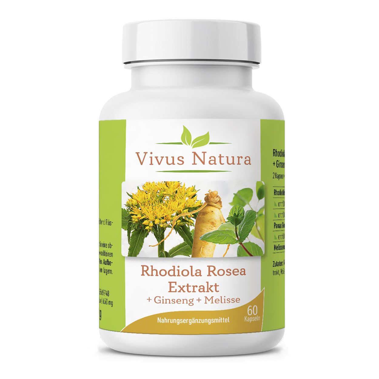 Vivus Natura Rhodiola Rosea Extrakt Kapseln St Shop Apotheke