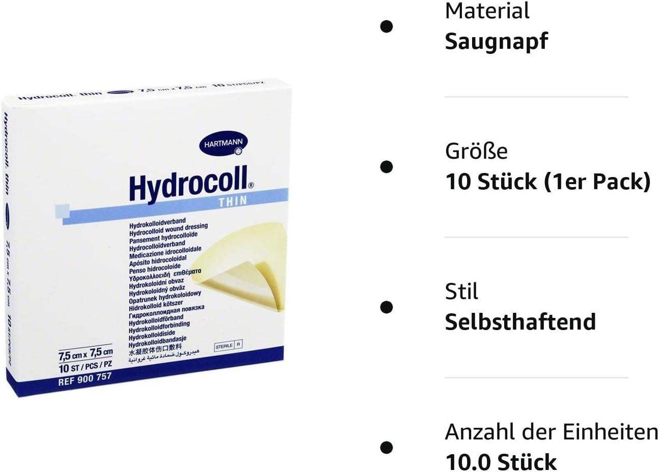 Paul Hartmann AG Hydrocoll Thin Wundverband 10 St Shop Apotheke