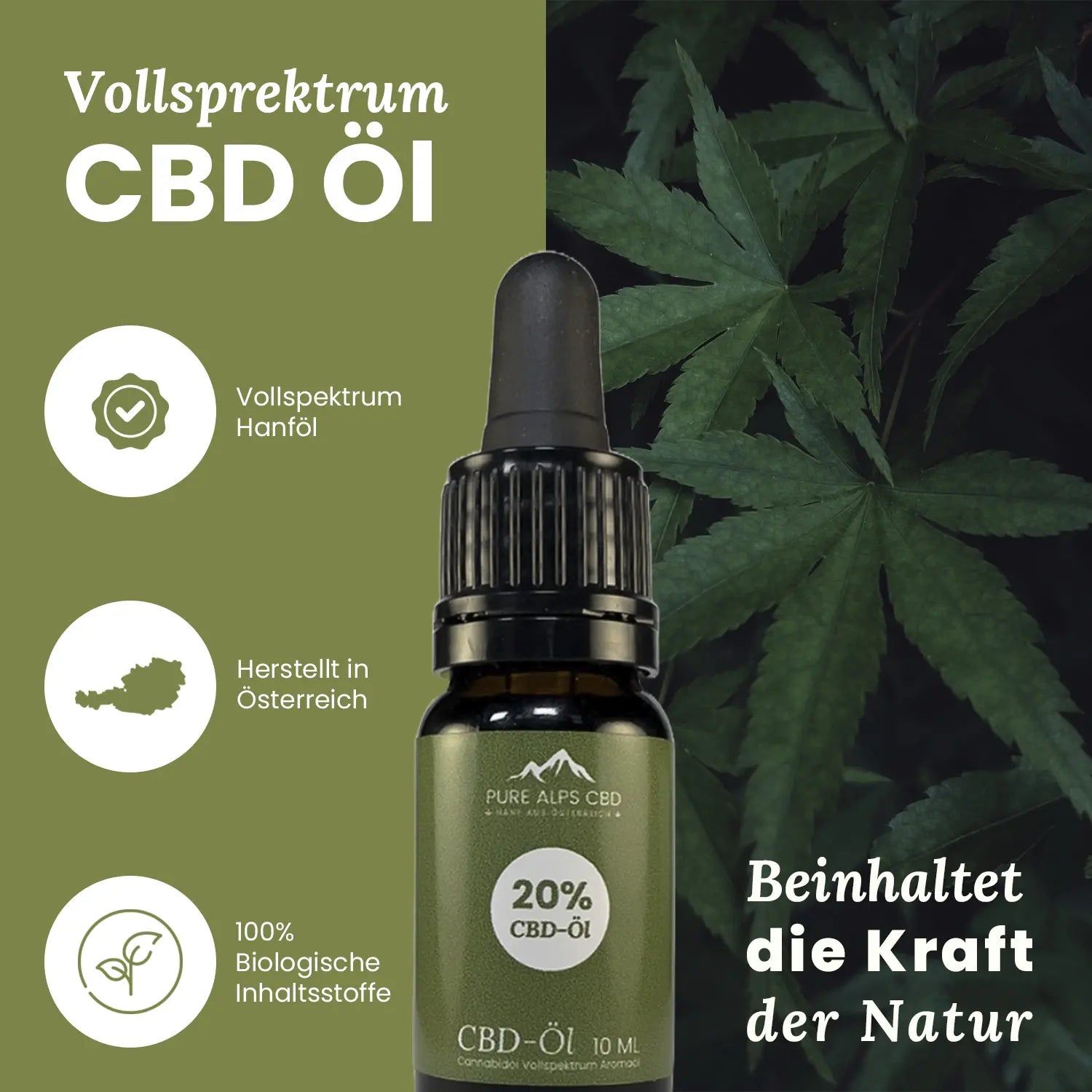 Pure Alps Cbd Vollspektrum L Tropfen Ml Shop Apotheke