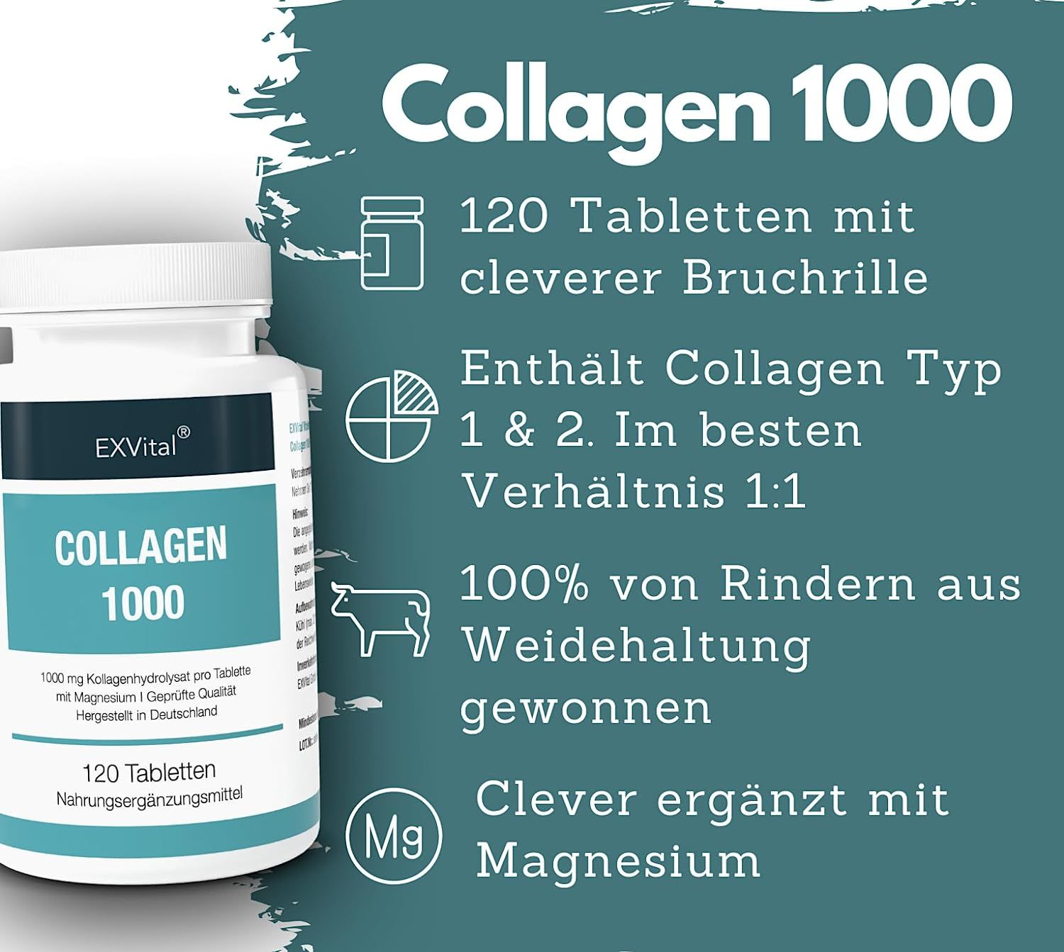 Exvital Collagen Tabletten Mg Hydrolysat G Shop Apotheke