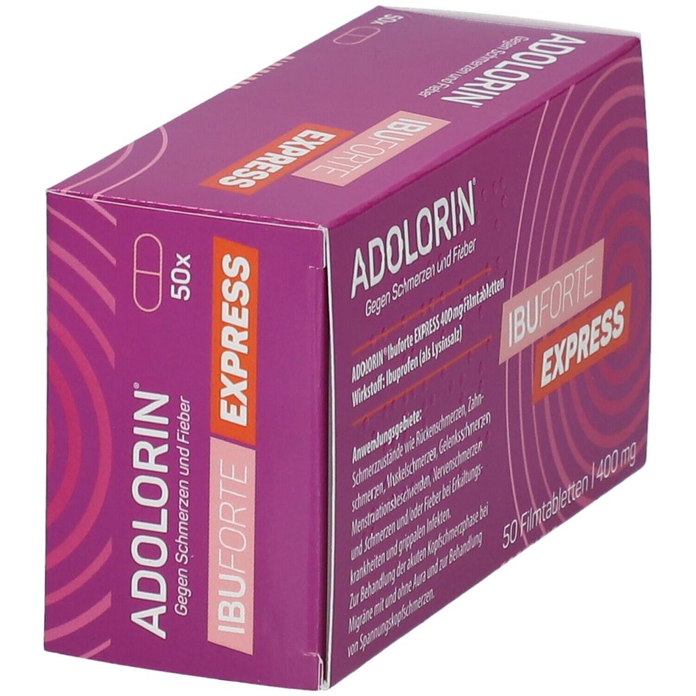 ADOLORIN® IBUFORTE EXPRESS 50 St - shop-apotheke.at