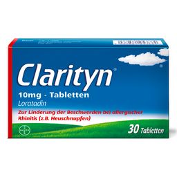 CLARITYN® Tabletten zur Linderung von Allergiesymptomen wie Heuschnupfen und Juckreiz