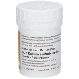 Adler Schüssler Salze Nr. 6 Kalium sulfuricum D6