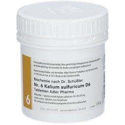 Adler Schüssler Salze Nr. 6 Kalium sulfuricum D6