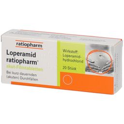 Loperamid ratiopharm® akut-Filmtabletten
