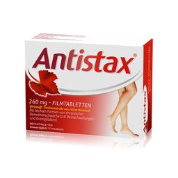 Antistax® 360 mg Filmtabletten bei Venenschwäche und Krampfadern