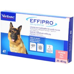 EFFIPRO® 268 mg Lösung zum Auftropfen für große Hunde 20-40 kg