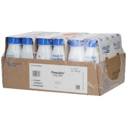 Fresubin 2 kcal Fibre Trinknahrung Cappuccino | Aufbaukost & Nahrung mit Vitamin D für mehr Energie