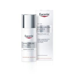 Eucerin Hyaluron-Filler + 3x Effect Tagespflege LSF 15 – Anti-Falten Tagescreme mit Hyaluronsäure, mildert selbst tiefe Falten sichtbar, für normale Haut bis Mischhaut