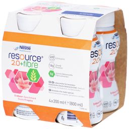Nestlé Resource 2.0+fibre Erdbeere
