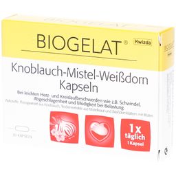 BIOGELAT® Knoblauch-Mistel-Weißdorn Kapseln