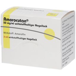 Amorocutan 50 mg/ml wirkstoffhaltiger Nagellack