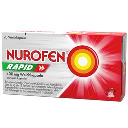 NUROFEN RAPID 400 mg Ibuprofen Weichkapseln - für langanhaltende Schmerzlinderung