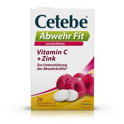 Cetebe® Abwehr Fit Lutschtabletten Vitamin C und Zink, Immunsystem Unterstützung - Jetzt 10% sparen mit dem Code cetebe10*