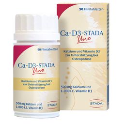 Ca-D3-STADA UNO Kalzium und Vitamin D3, zur Osteoporose Vorbeugung