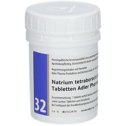 Adler Schüssler Salze Nr. 32 Natrium tetraboracicum D12