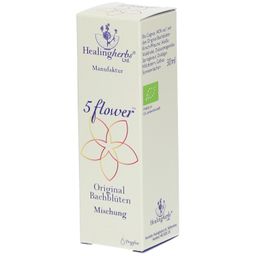 Healingherbs Five Flowers – Original Bachblüten-Notfallmischung