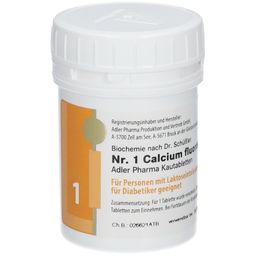 Adler Schüssler Salze Nr. 1 Calcium fluoratum D12 Kautabletten