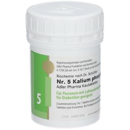 Adler Schüssler Salze Nr. 5 Kalium phosphoricum D6 Kautabletten