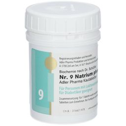 Adler Schüssler Salze Nr. 9 Natrium phosphoricum D6 Kautabletten