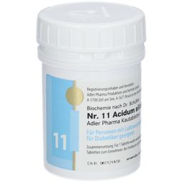 Adler Schüssler Salze Nr. 11 Acidum silicium D12 Kautabletten