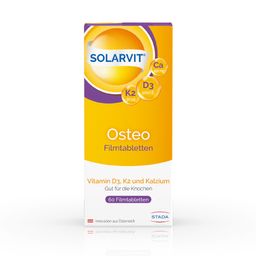 Solarvit® Osteo Filmtabletten mit Vitamin D3, K2 und Kalzium für gesunde Knochen