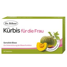 Dr. Böhm® Kürbis für die Frau – die pflanzliche Antwort auf Blasenschwäche